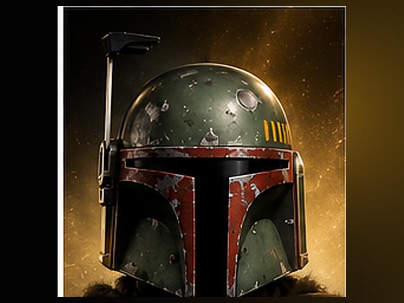 Boba Fett inspired helmet